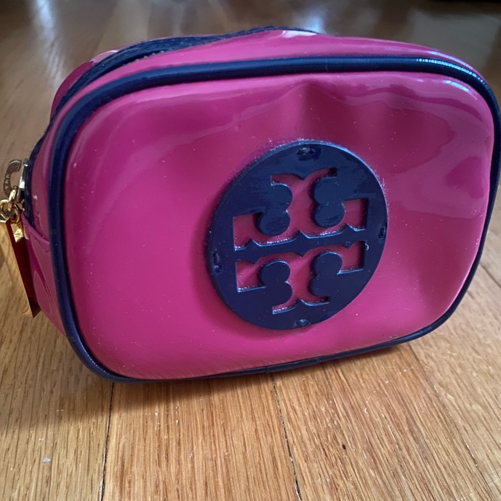 Tory Burch small cosmetic bag.